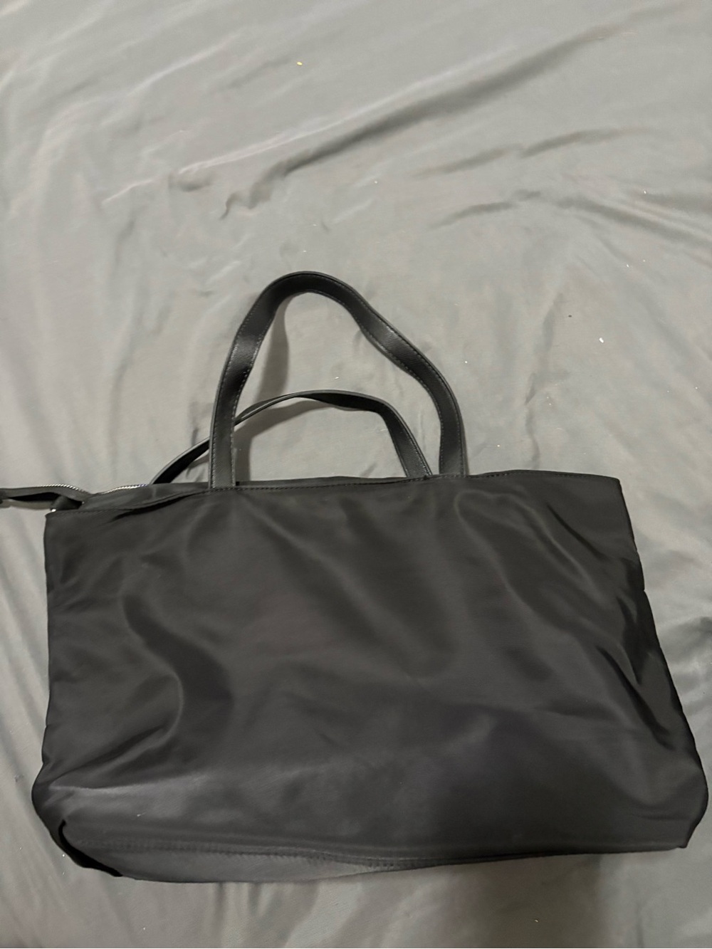 Black Nylon Tote